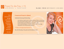 Tablet Screenshot of frauenaerztin-luebeck.info